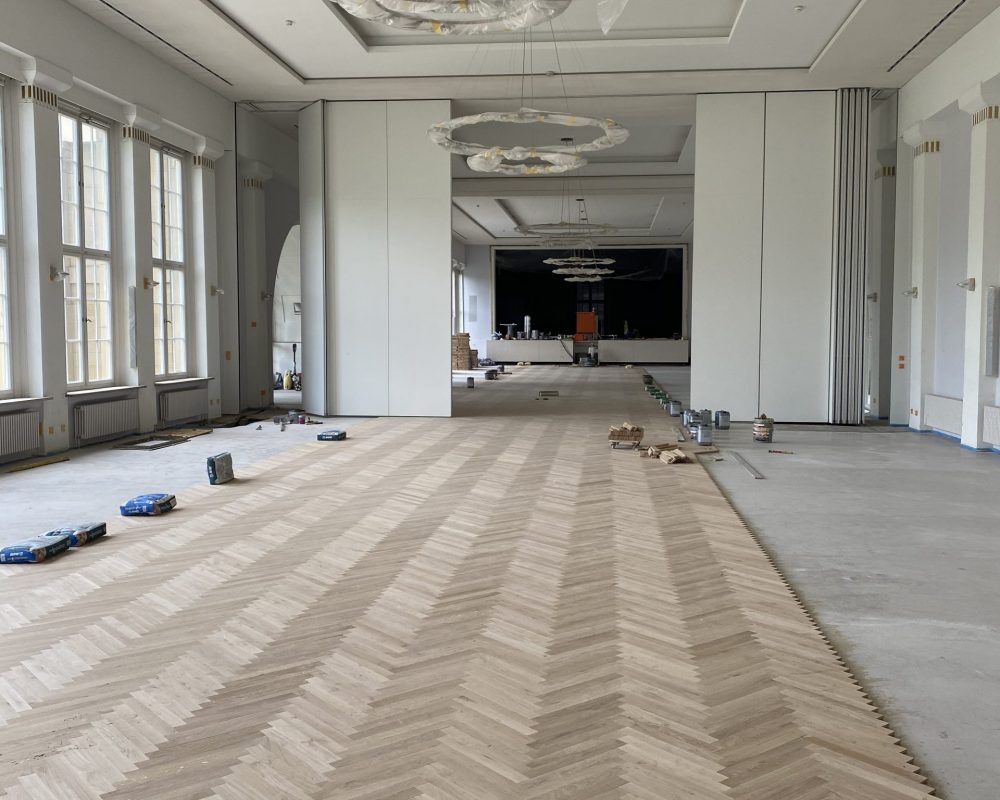 Parkett Arbeiten im Kursaal - Parkett Haus Stuttgart 2
